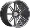 Vissol F-307 10.5x22/5x115 D71.6 ET20 Gloss Graphite