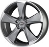 Mak Raptor 5 8.5x20/5x114.3 D76 ET50 Graphite Mirror