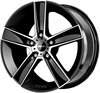 Momo Strike 2 7x17/5x108 D72.3 ET40 Black Polished