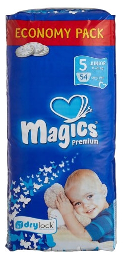 Magics premium. Подгузники Мэджик 5. Памперсы маджик 5 картинка. Magics подгузники в синей пачке. Мэджик памперсы голубая пачка.