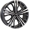 OZ Racing Cortina 10x19/5x112 D79 ET32 Matt Dark Graphite Diamond Cut