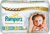 Pampers Premium Care 0 (1-2,5 кг) 30 шт.