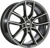 BBS XA 8.5x18/5x114.3 D82 ET45 Black Diamond Cut