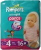 Pampers Active Girl 4 (9-14 кг) 16 шт.