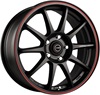 Racing Wheels H-422 6.5x15/5x105 D56.6 ET35 BK-LRD