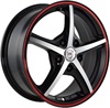 NZ Wheels SH667 6x15/5x105 D56.6 ET39 BKFRS