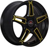 Yokatta Model-35 6.5x16/4x108 D65.1 ET26 BK+Y