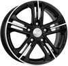 K&K Trinity 6.5x16/5x114.3 D67.1 ET45 алмаз черный