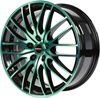 Borbet CW 4 8x18/5x112 D72.5 ET48 Black Green Glossy