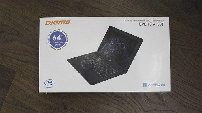 Планшет-ноутбук трансформер два в одном Digma EVE 10 A400T