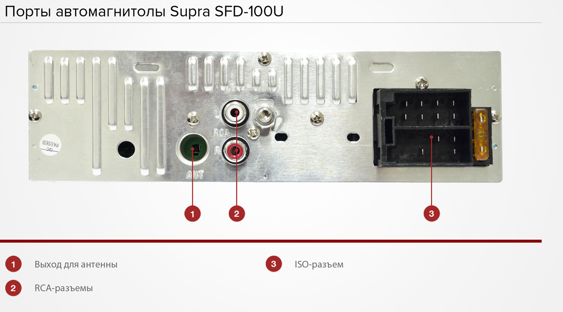 Автомагнитола supra sfd 85u не включается