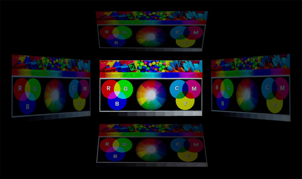 Углы обзора дисплея Lenovo Vibe Shot