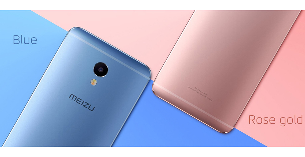 Meizu m3e предлагается в пяти различных цветовых решениях.
