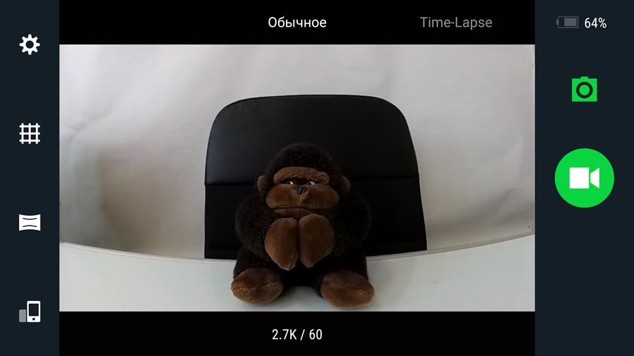 Управление Xiaomi YI 4K через приложение.