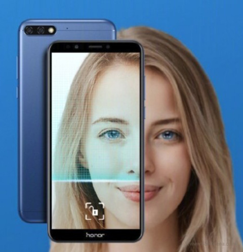 У Huawei Honor 7C есть разблокировка лицом.